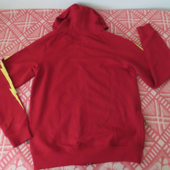 howler brothers lightning bolt red hoodie jacket M - Picture 5 of 7